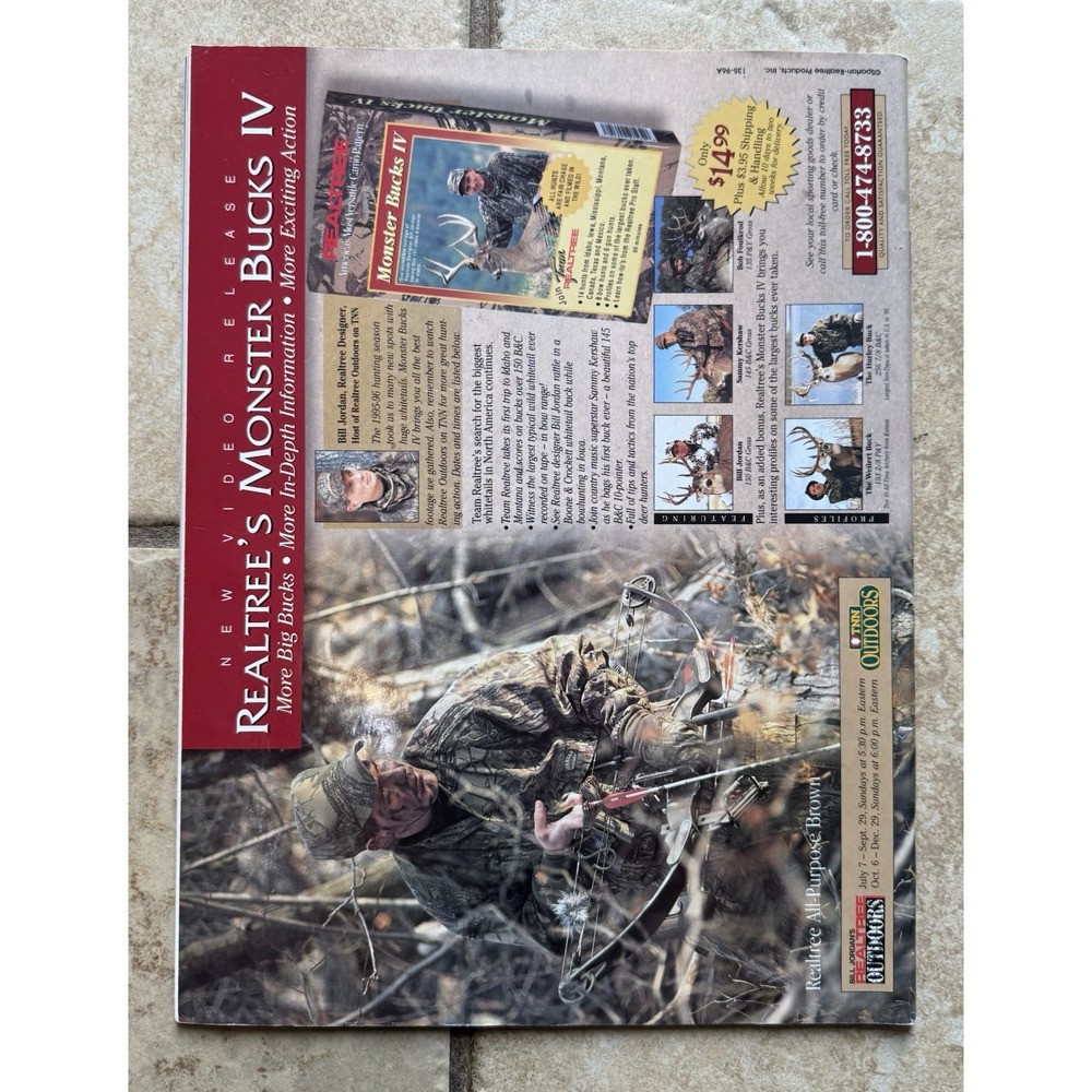 Buckmasters whitetail deer magazine SPRING 1997 buck hunting ONTARIO RECORD - Picture 2 of 2